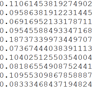 click intervals example